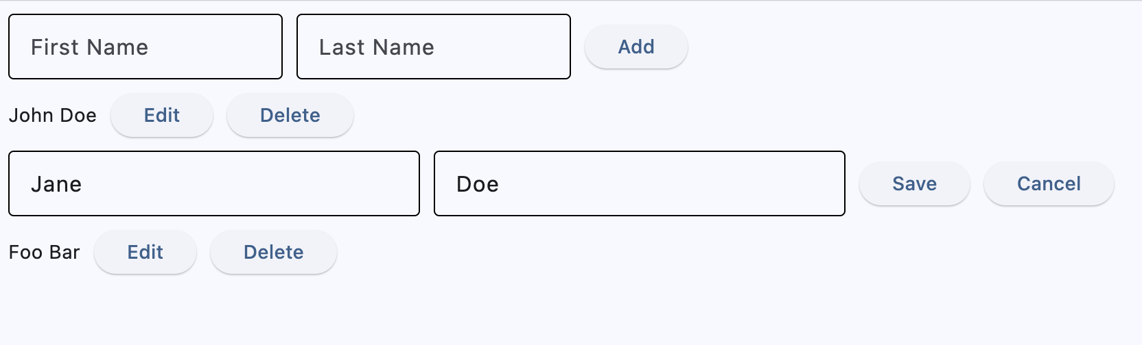 inline edit
